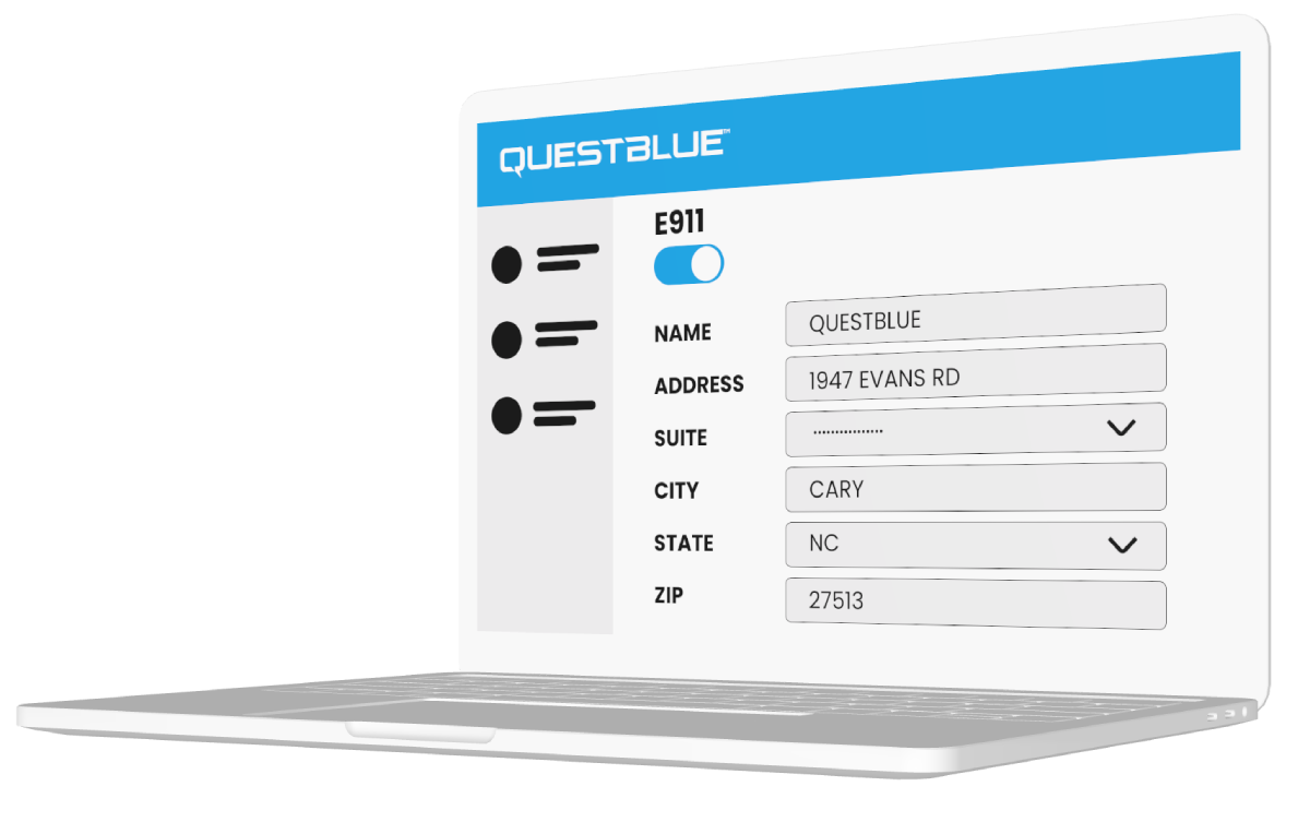 E911 QuestBlue