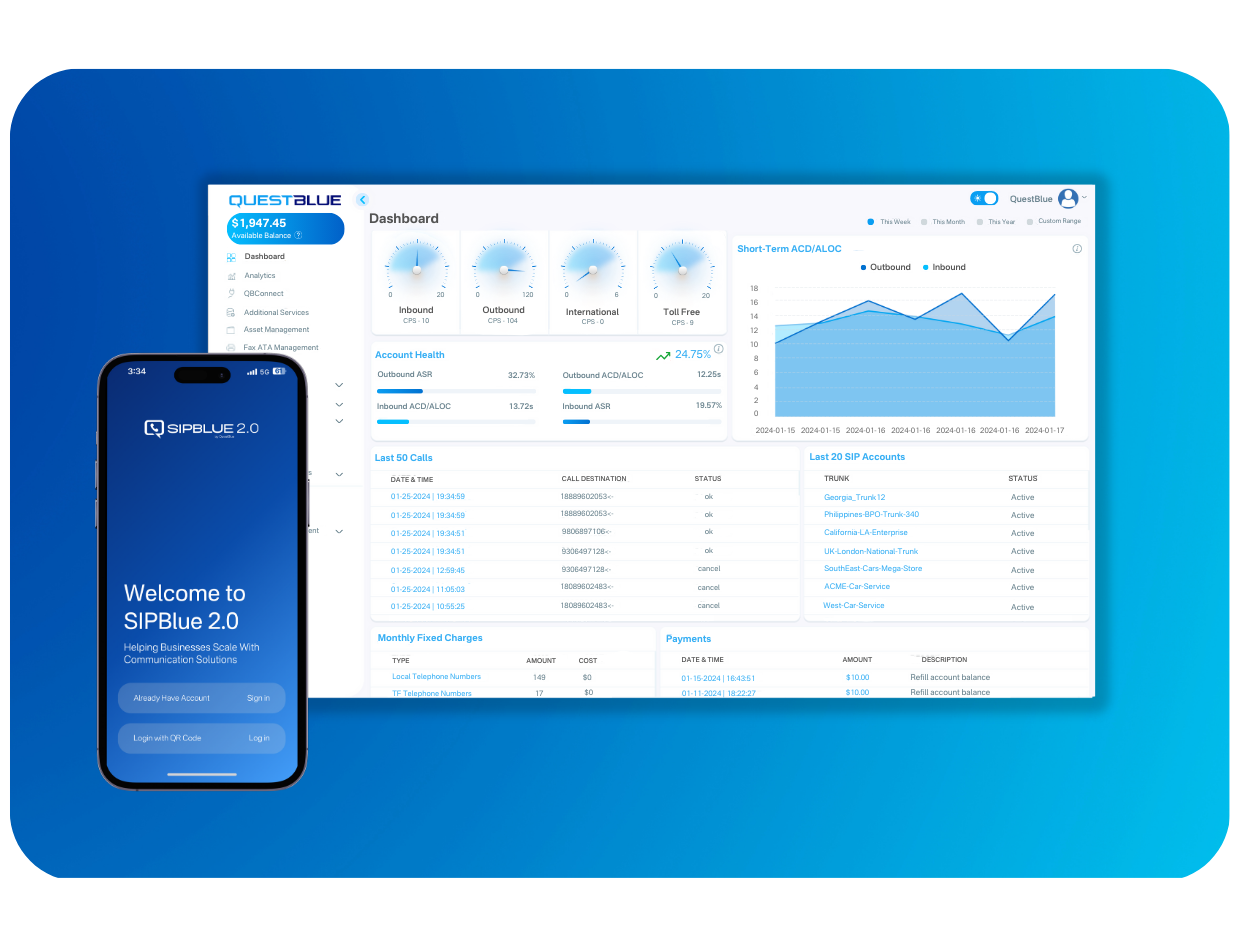 Introducing the New QuestBlue Customer Portal